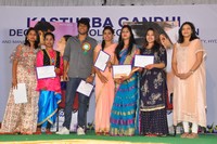 Manasuku Nachindi Movie Team at Kasturba Gandhi College